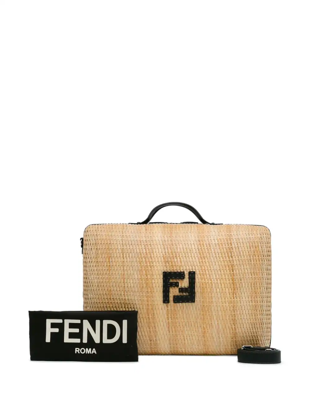 Cheap Fendi 2010-2023 Rattan travel bag