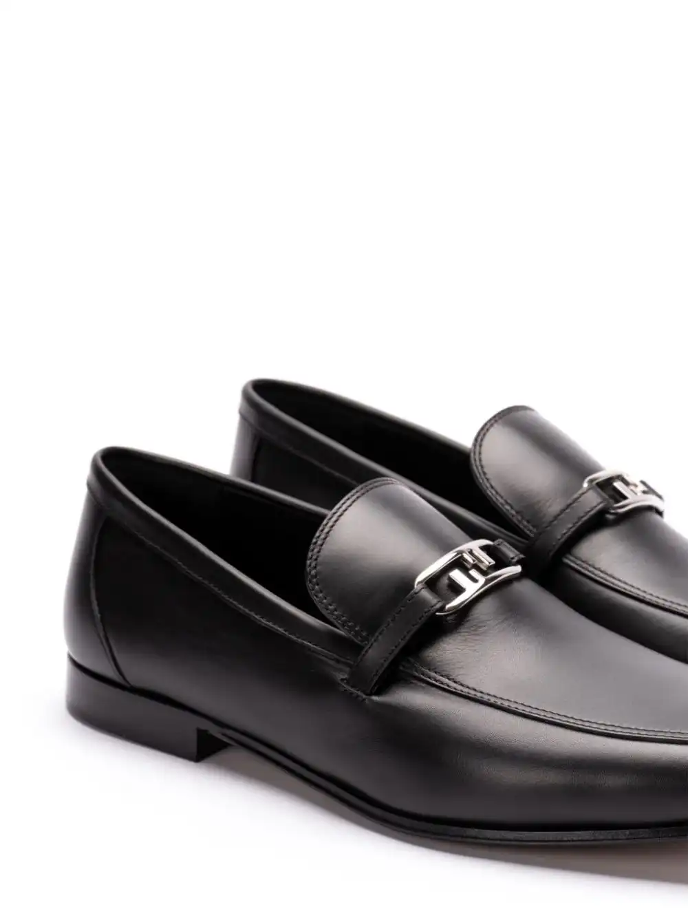 Cheap FENDI logo-plaque loafers