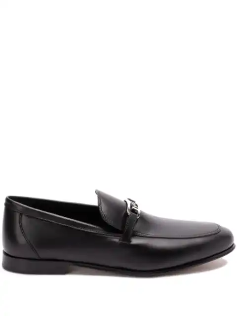 FENDI logo-plaque loafers