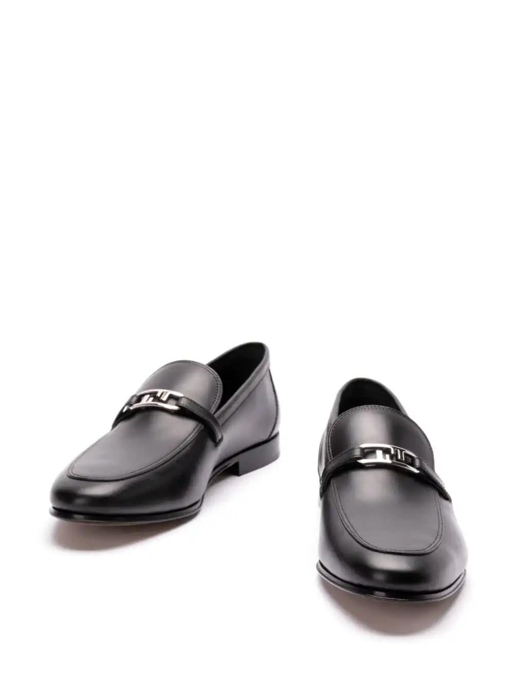 Cheap FENDI logo-plaque loafers