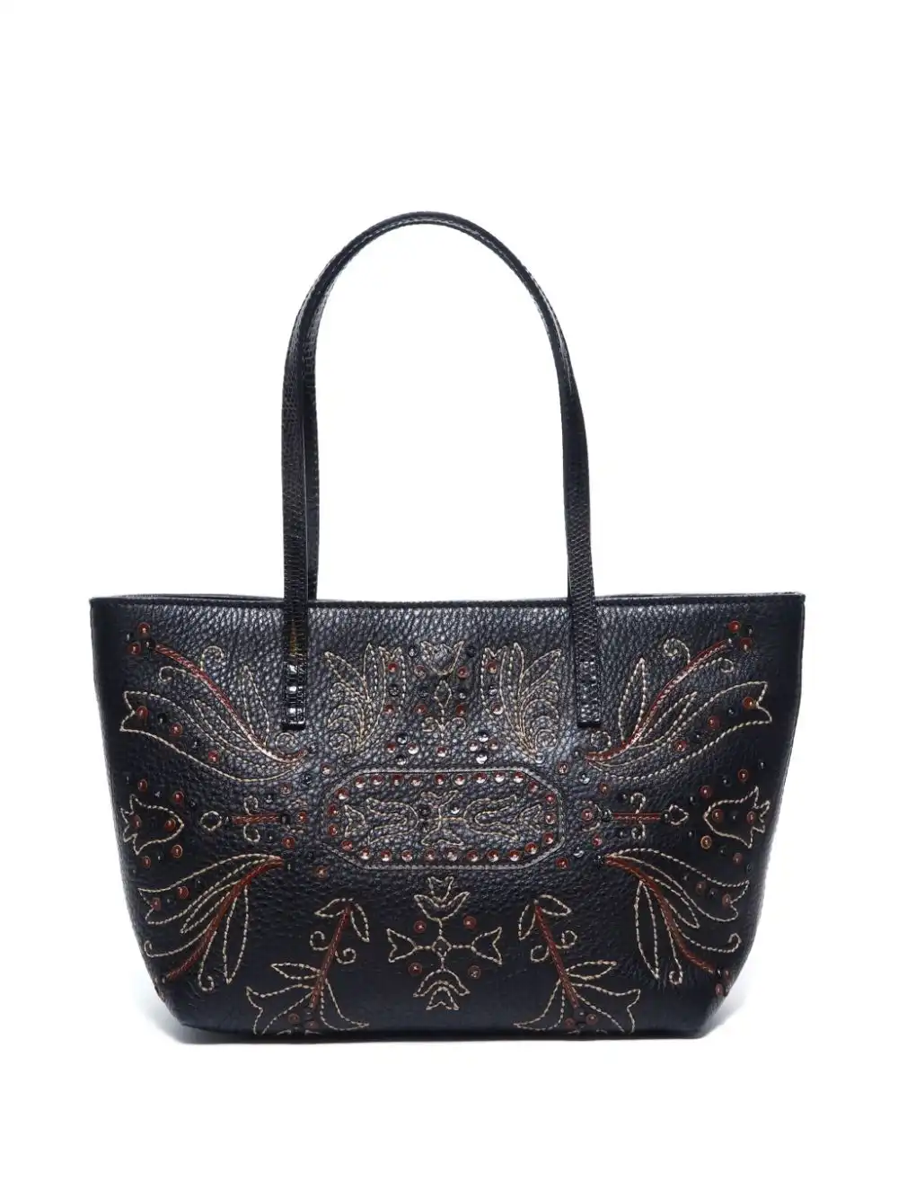 Affordable Fendi motif-embroidered tote bag