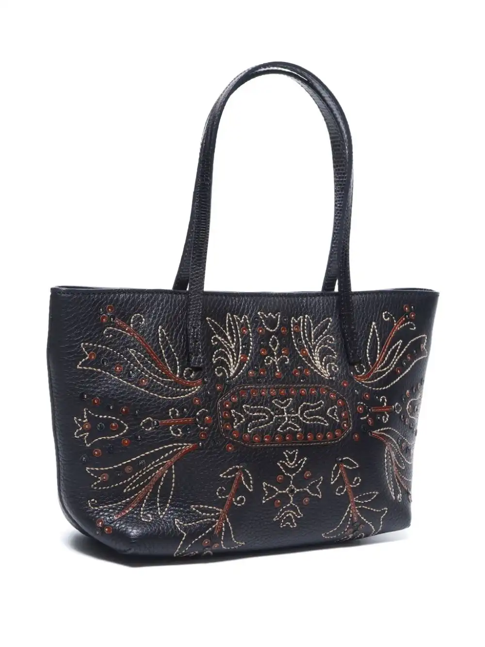 Affordable Fendi motif-embroidered tote bag