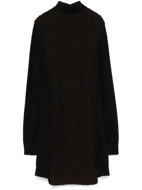 FENDI wool midi dress