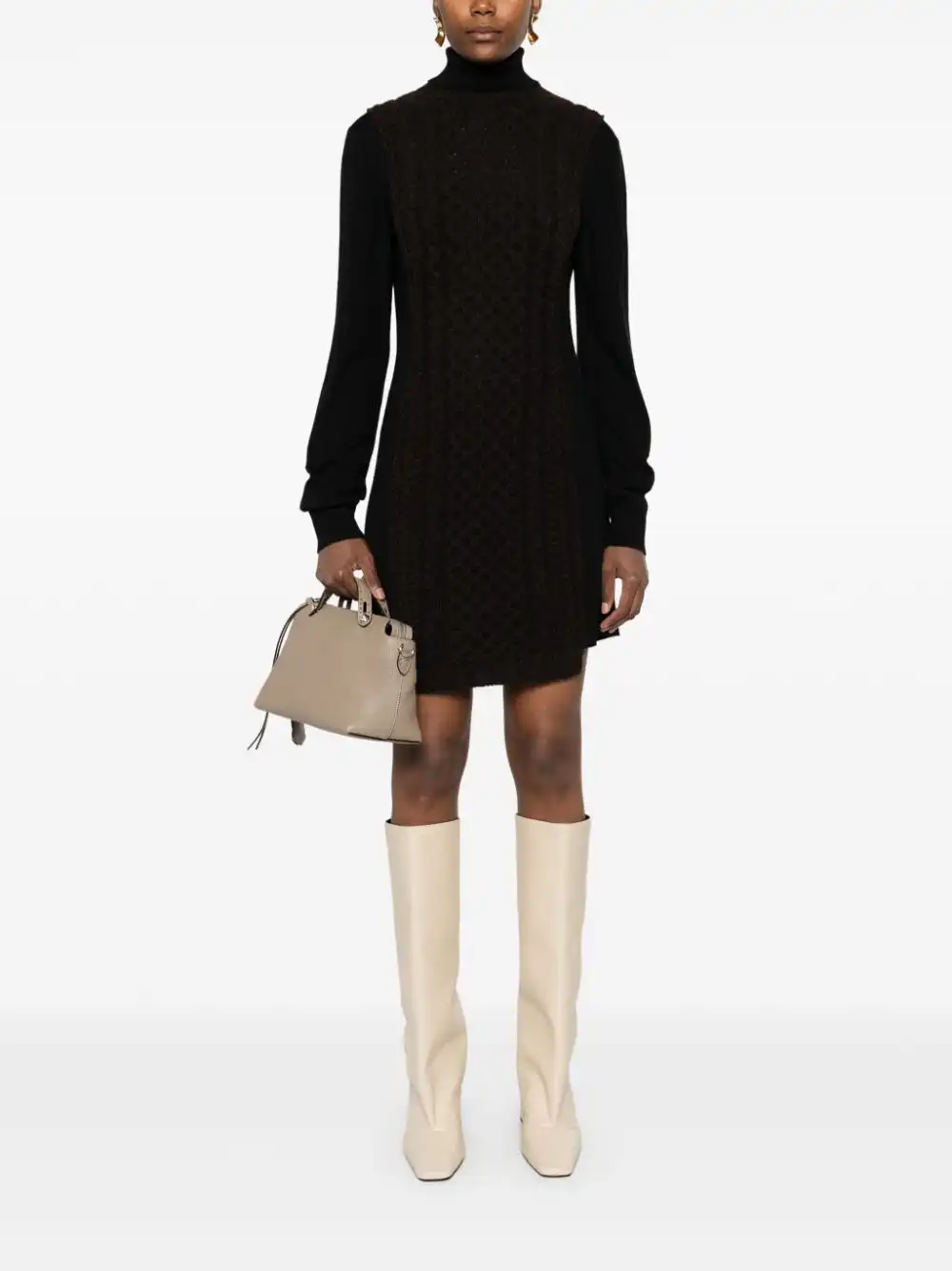 Cheap FENDI wool midi dress