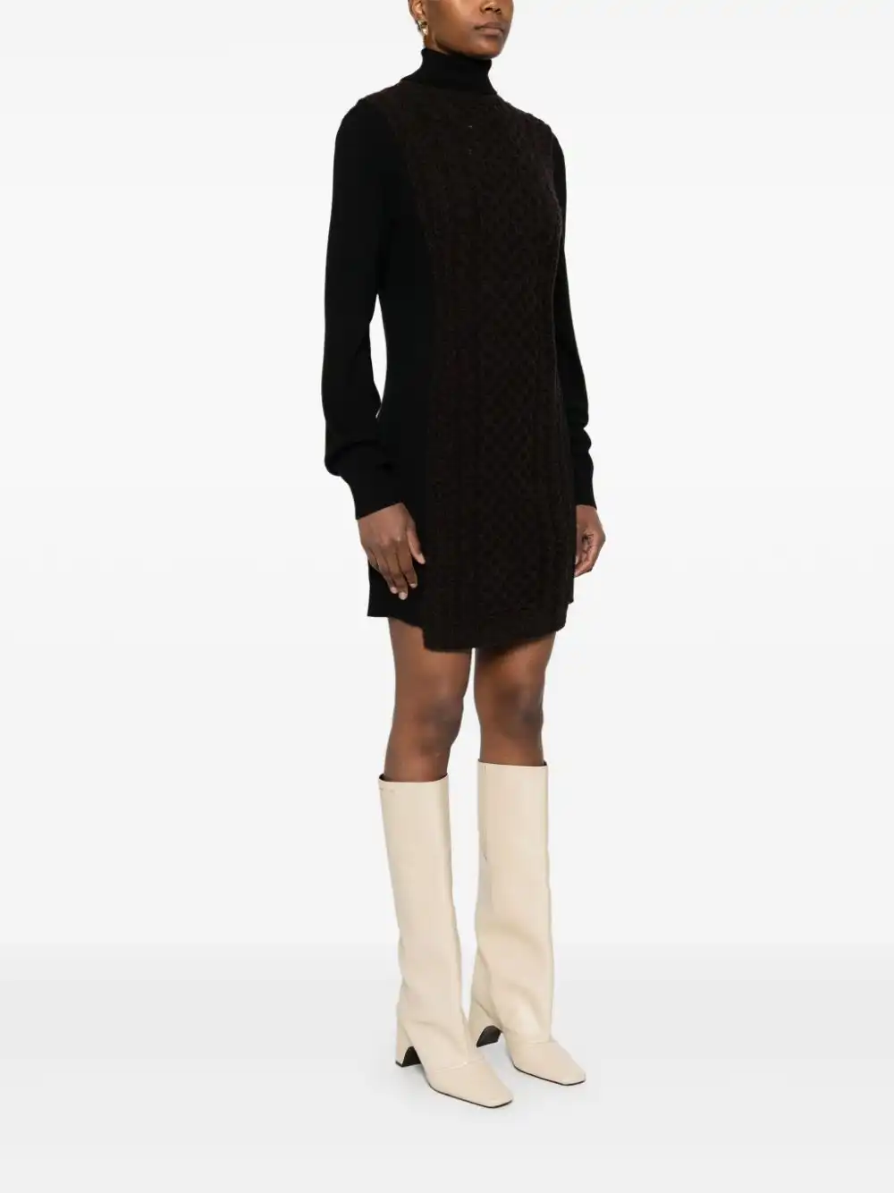 Cheap FENDI wool midi dress