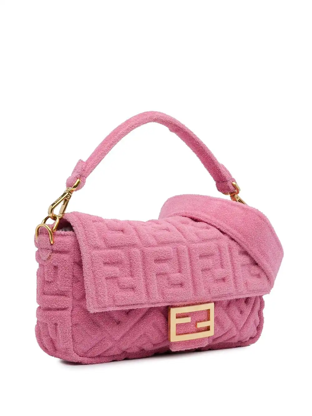 Affordable Fendi 2010-2023 Zucca Terry Cloth Baguette satchel