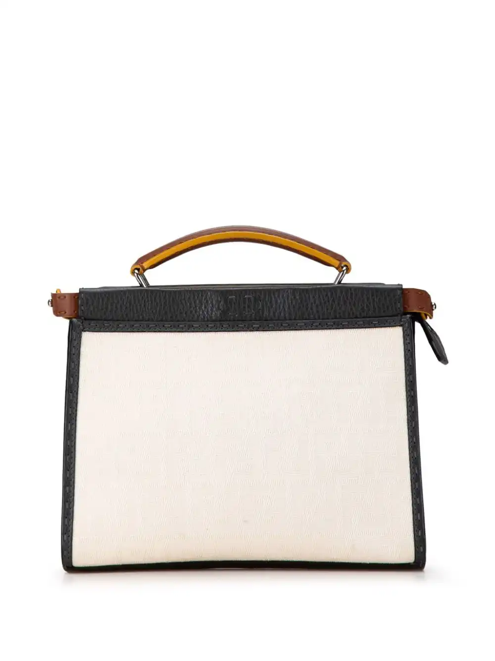 Cheap Fendi 2000-2010 Mini Zucca Canvas Selleria Peekaboo satchel