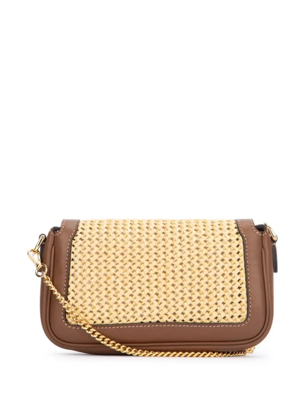 Affordable FENDI raffia shoulder bag