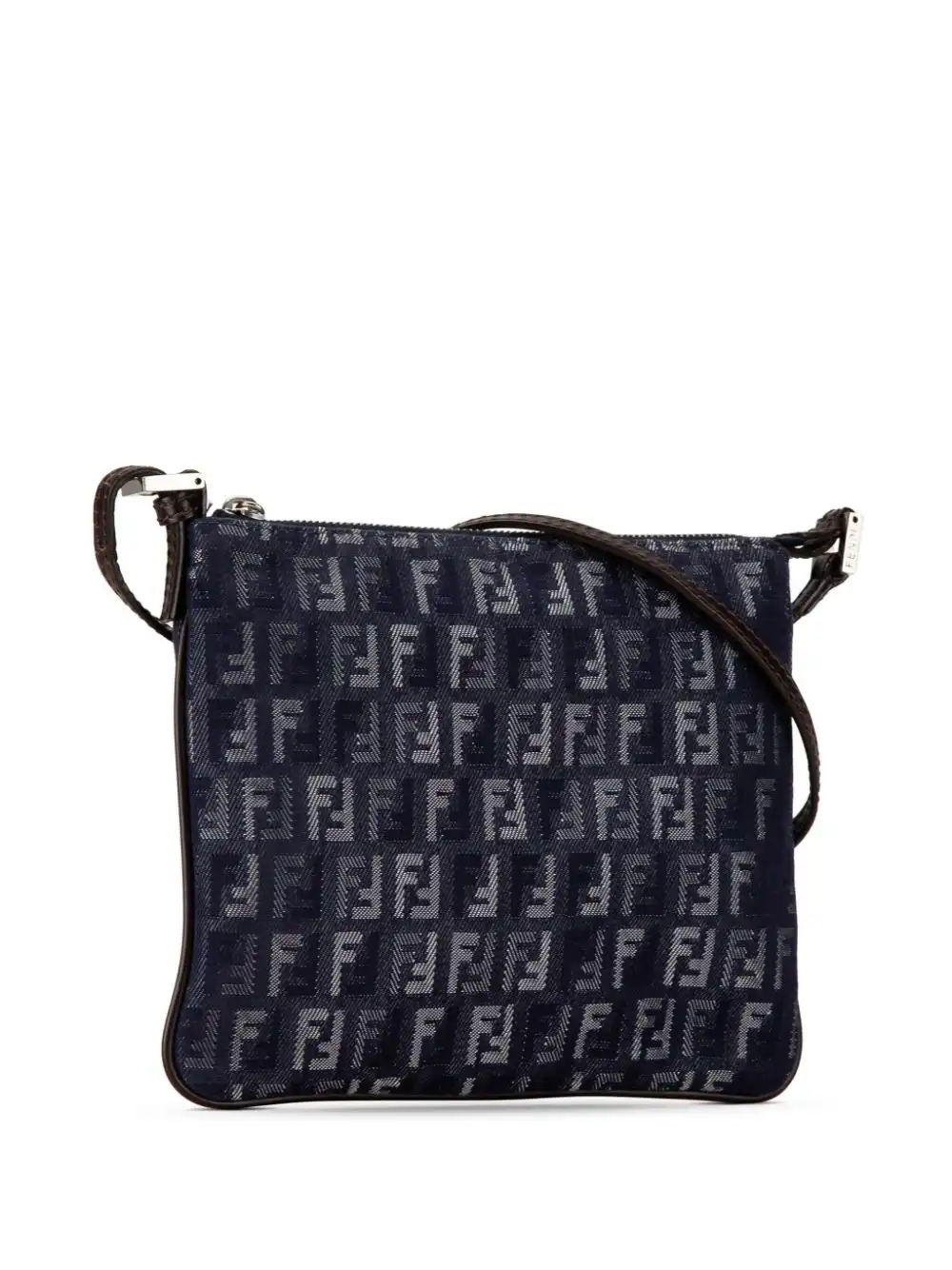 Affordable Fendi 2000-2010 Zucchino Denim crossbody bag