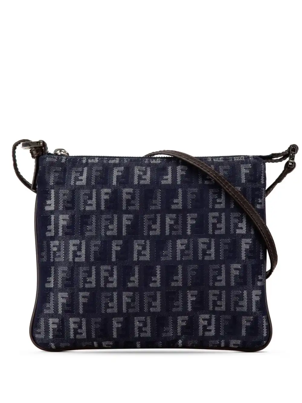 Affordable Fendi 2000-2010 Zucchino Denim crossbody bag