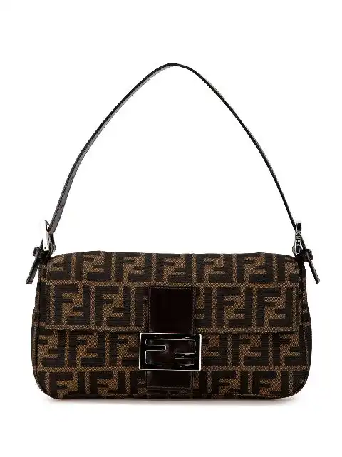 Fendi 2000-2010 Zucca Canvas uette shoulder bag