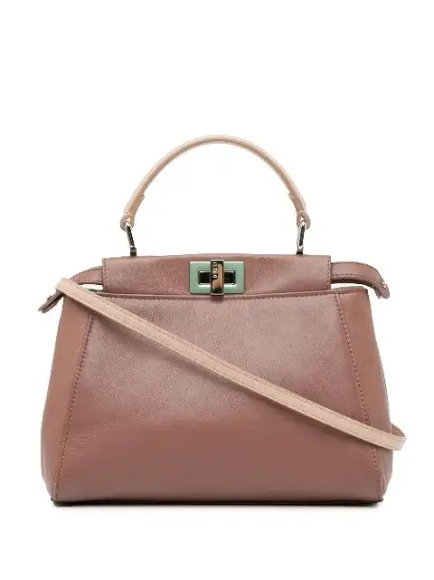 Fendi 2010-2023 Mini Nappa Peekaboo satchel