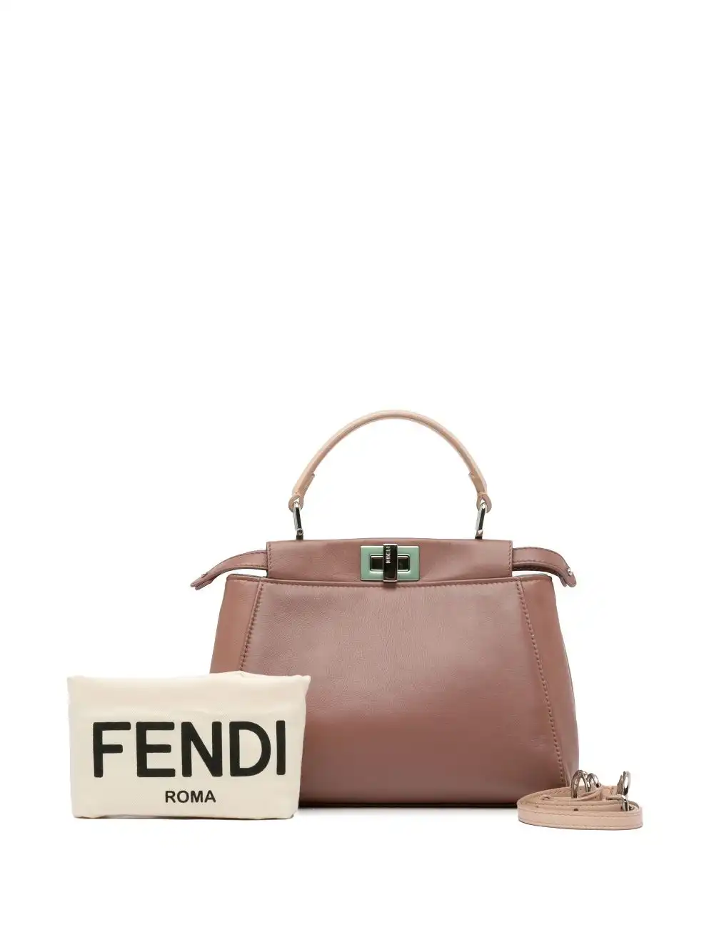 Cheap Fendi 2010-2023 Mini Nappa Peekaboo satchel