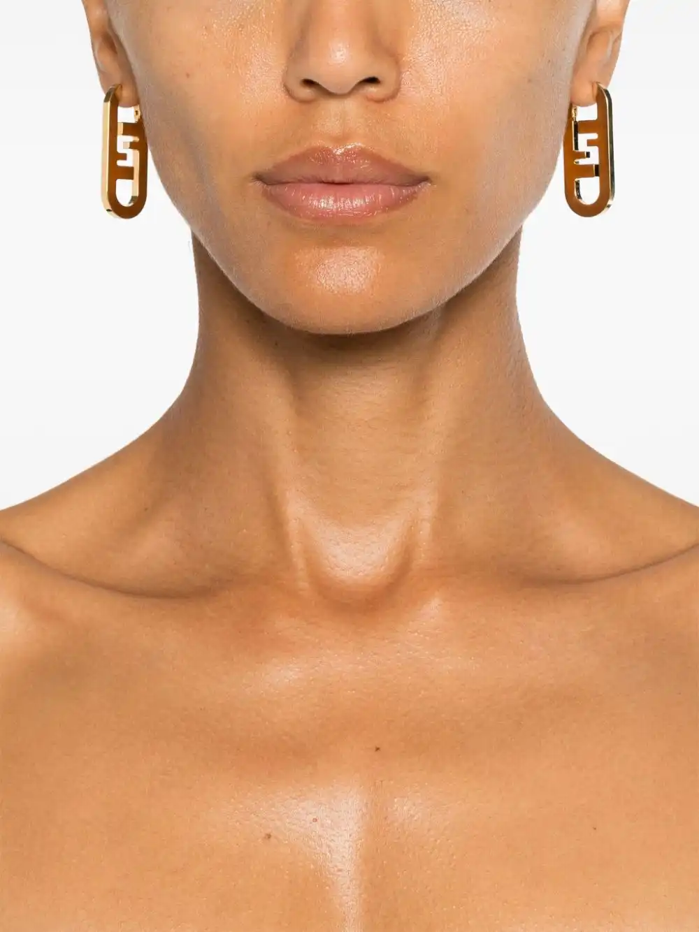 Affordable FENDI O'Lock drop earrings