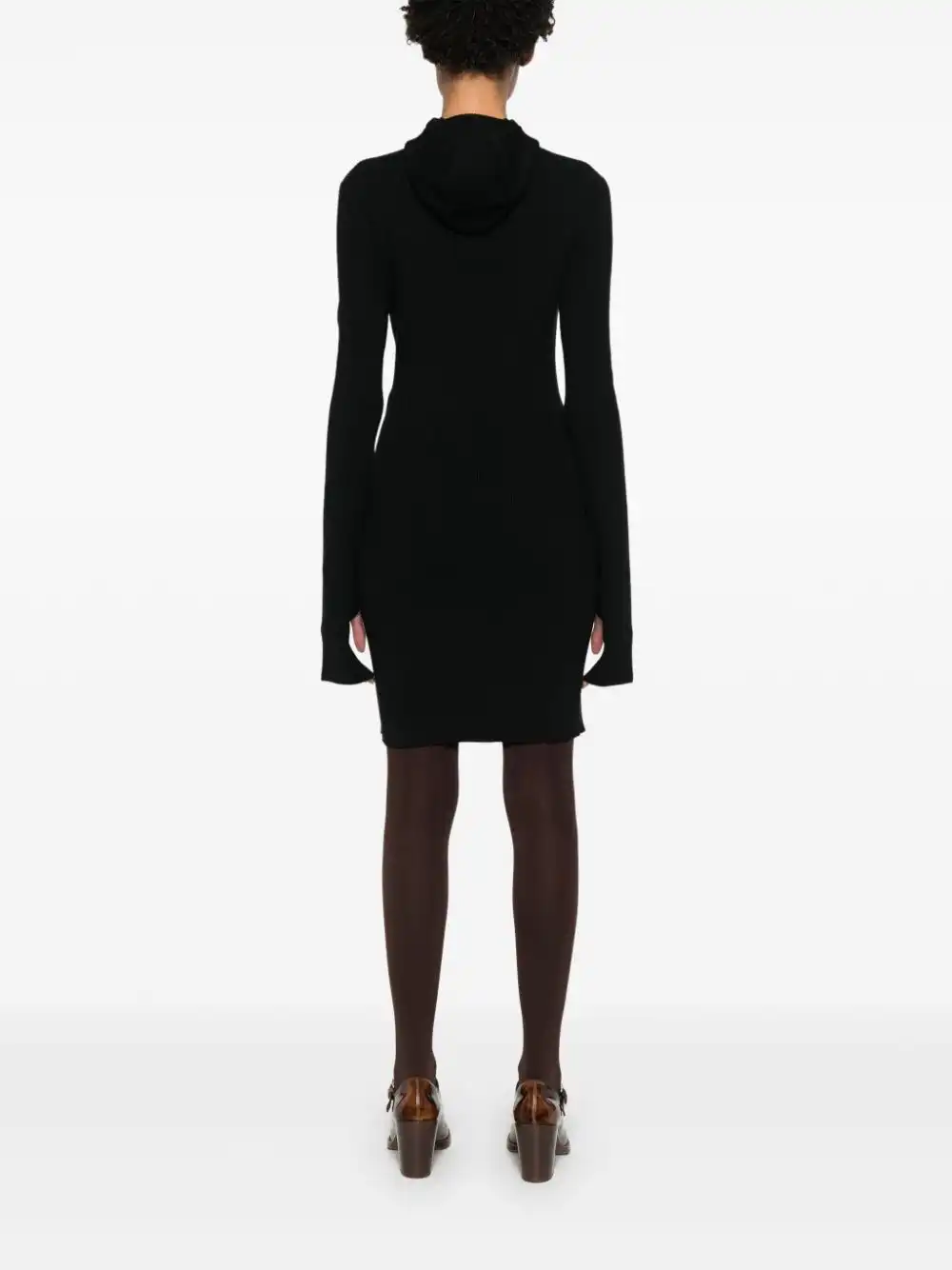 Affordable FENDI ribbed-knit mini dress