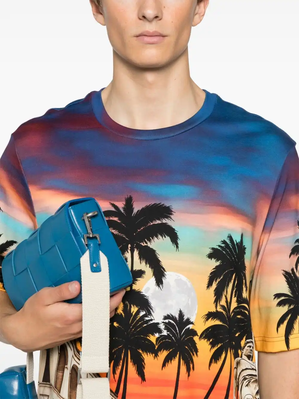 Affordable FENDI Summer in Roma-print T-shirt