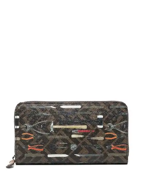 FENDI Tool-print wallet