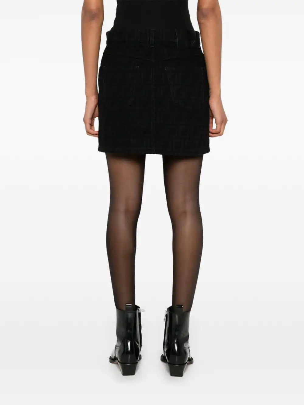 Cheap FENDI FF-motif mini skirt