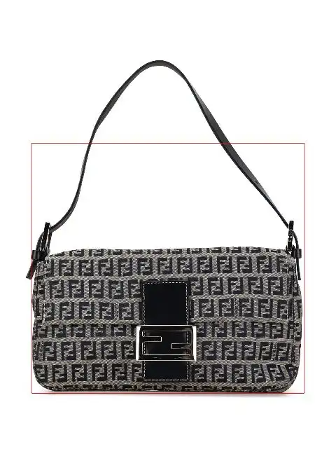 Fendi 2000-2010 Zucchino Canvas uette shoulder bag