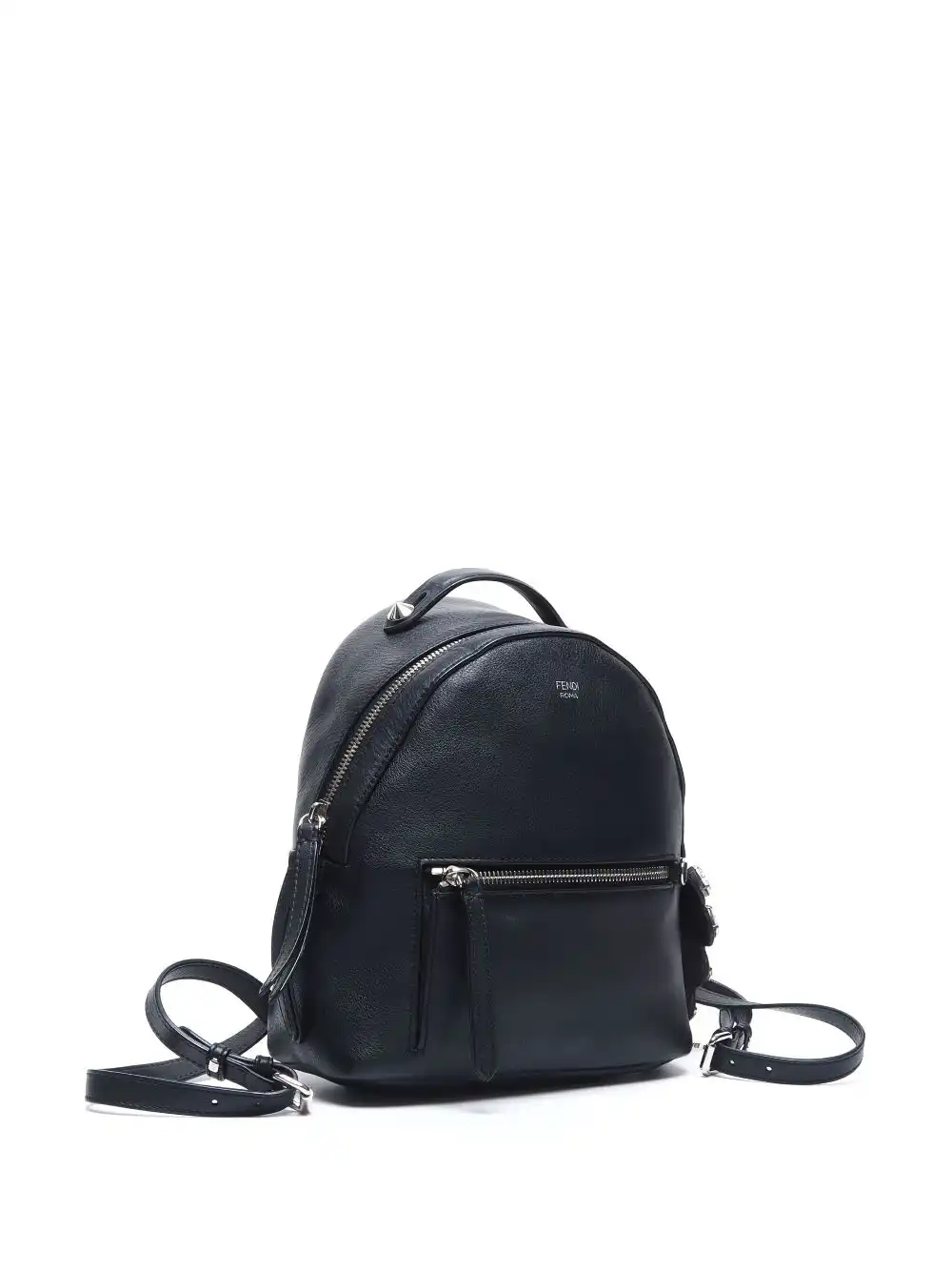 Affordable Fendi mini rhinestone-embellished backpack