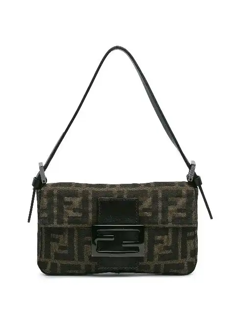 Fendi 2000-2010 Mini Zucca Canvas uette shoulder bag