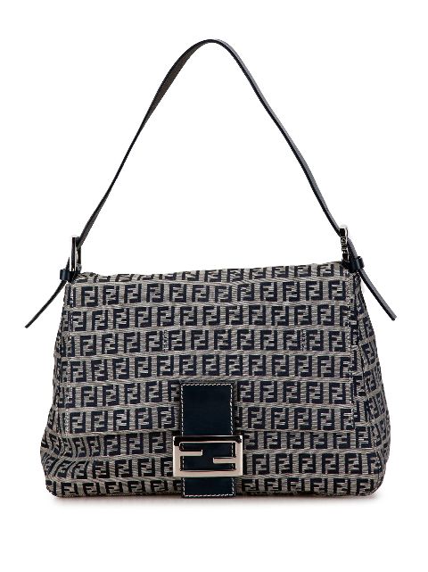 Fendi 2000-2010 Zucchino Canvas Mamma Forever shoulder bag