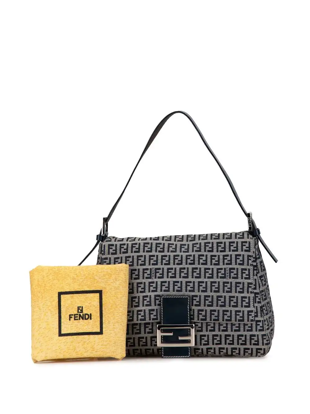 Affordable Fendi 2000-2010 Zucchino Canvas Mamma Forever shoulder bag