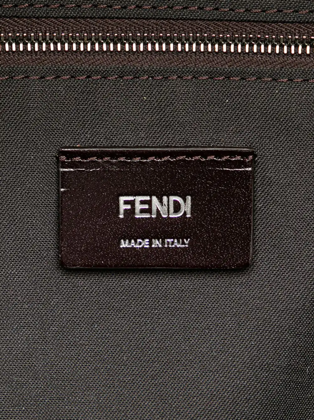 Cheap Fendi 2000-2010 Small Zucca Coated Canvas Chiodo Diagonal backpack