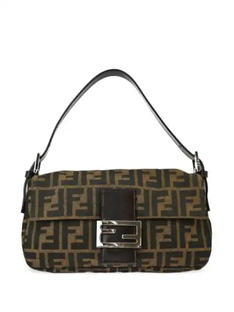 Affordable Fendi 1990-2000s Zucca Baguette shoulder bag