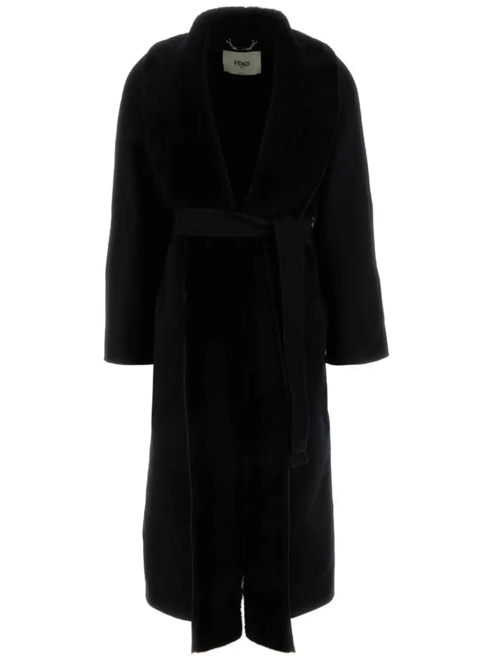 Affordable FENDI belted coat