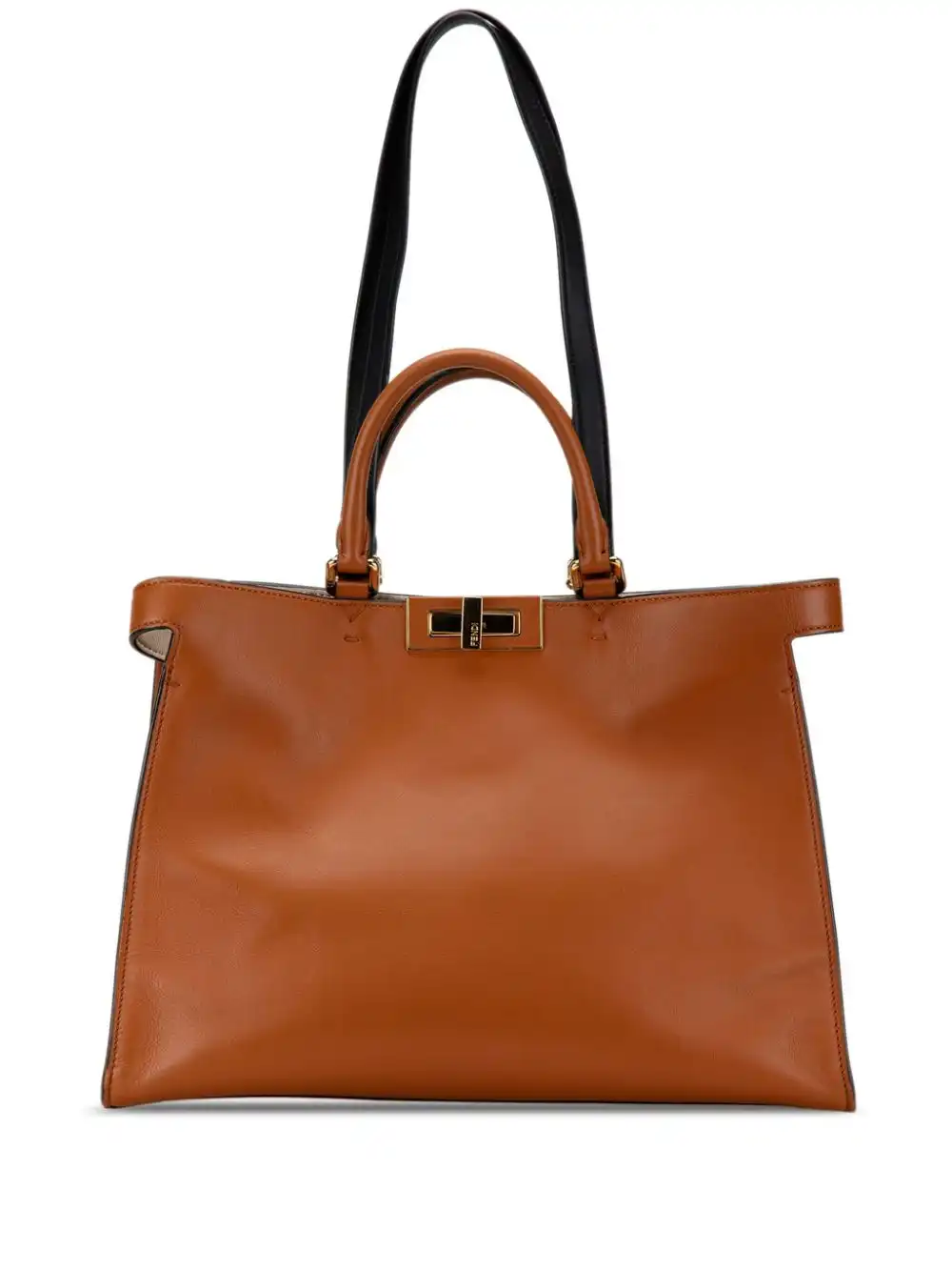 Affordable Fendi 2000-2010 Small Leather Peekaboo X Tote satchel