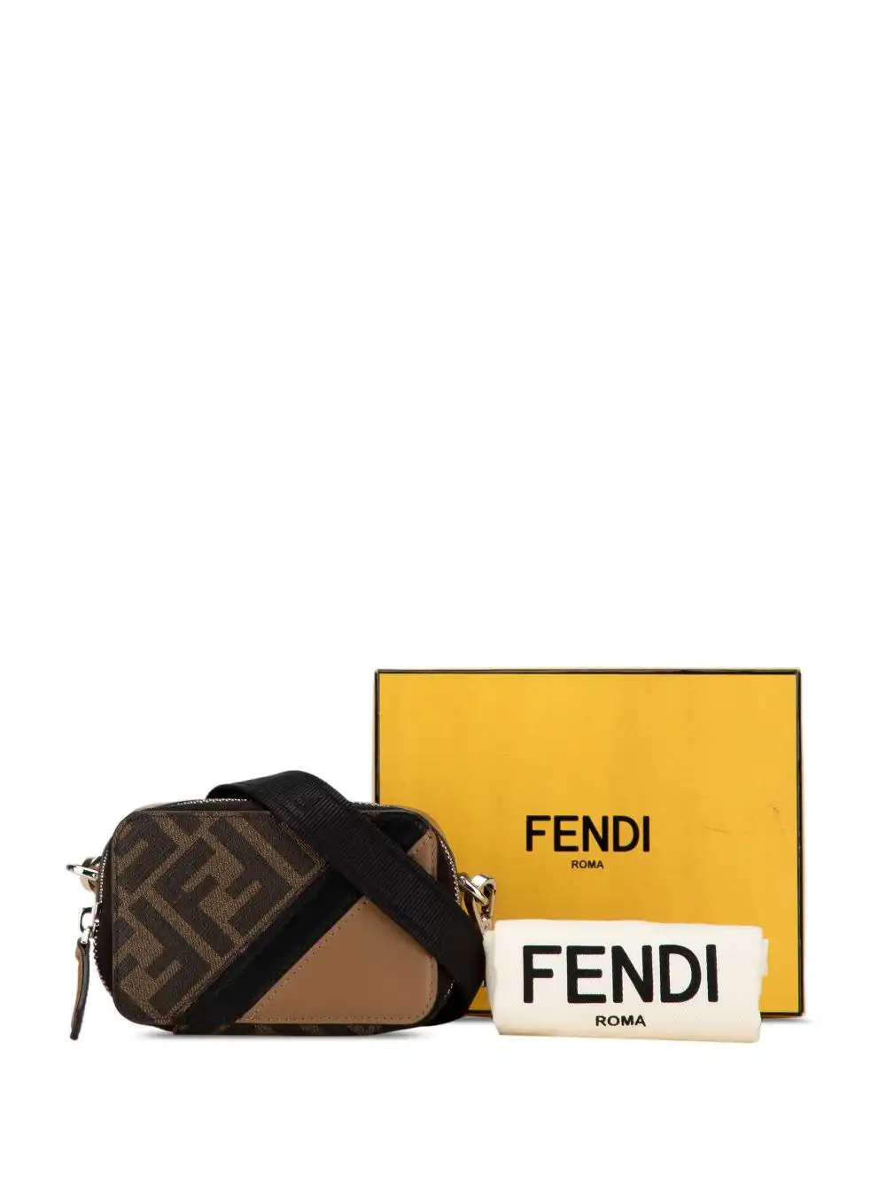 Cheap Fendi 2000-2010 Mini Zucca Diagonal crossbody bag