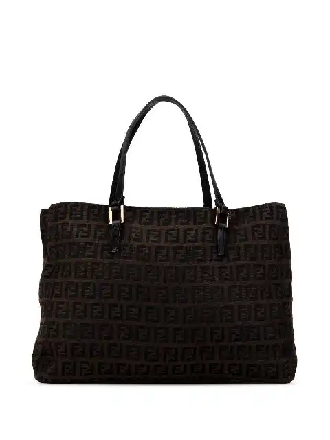 Fendi 2000-2010 Zucchino Canvas tote bag