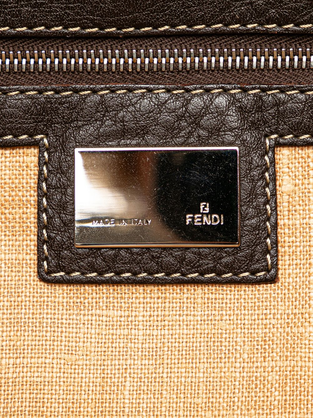 Fendi 2000-2010 Mini Zucca Canvas Selleria Linda handbag