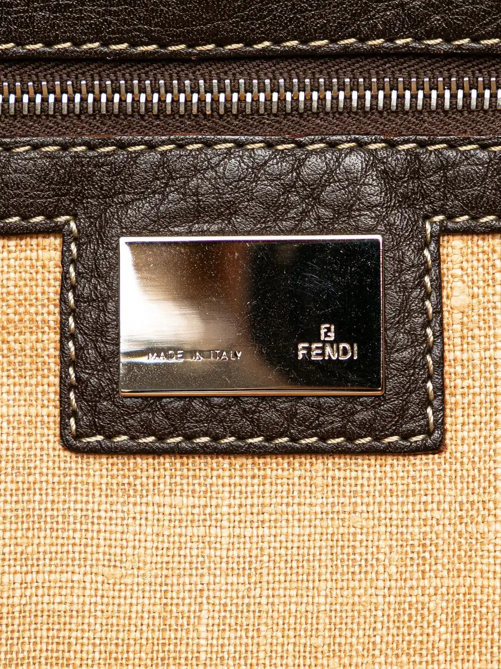 Affordable Fendi 2000-2010 Mini Zucca Canvas Selleria Linda handbag