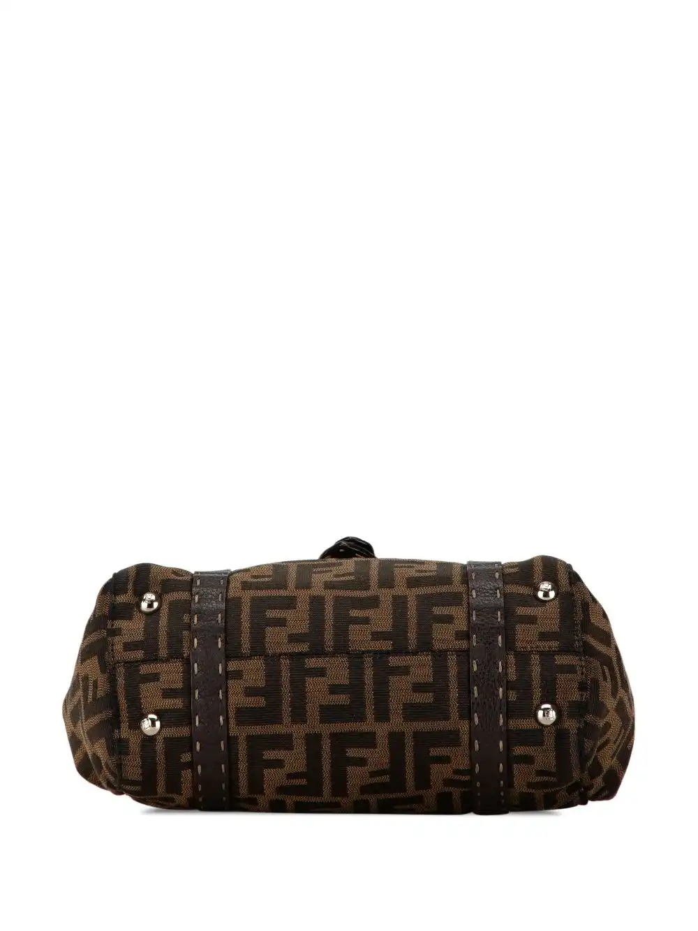 Affordable Fendi 2000-2010 Mini Zucca Canvas Selleria Linda handbag