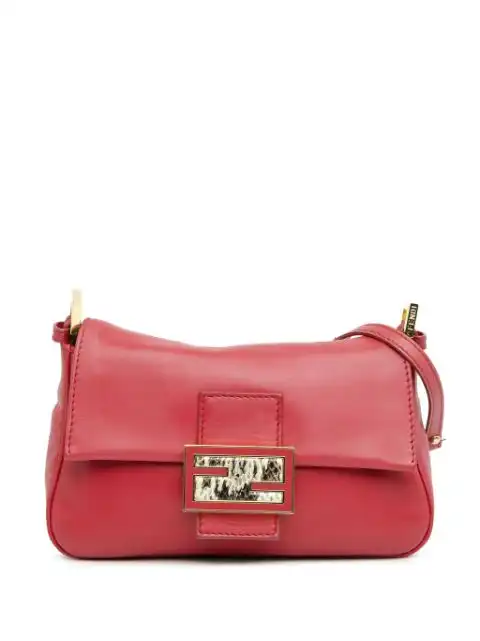 Fendi 2010-2023 Mini Calfskin Chain Mamma Forever shoulder bag