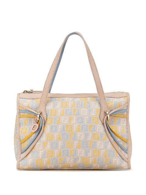 Fendi 2000-2010 Multicolor Zucchino Canvas tote bag