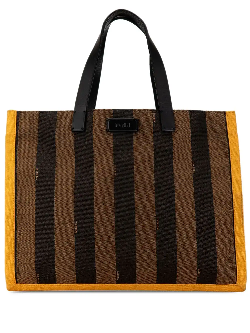 Affordable Fendi 2010-2022 Pequin Canvas tote bag