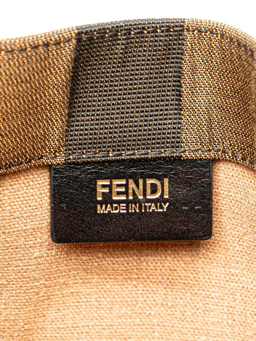 Affordable Fendi 2010-2022 Pequin Canvas tote bag