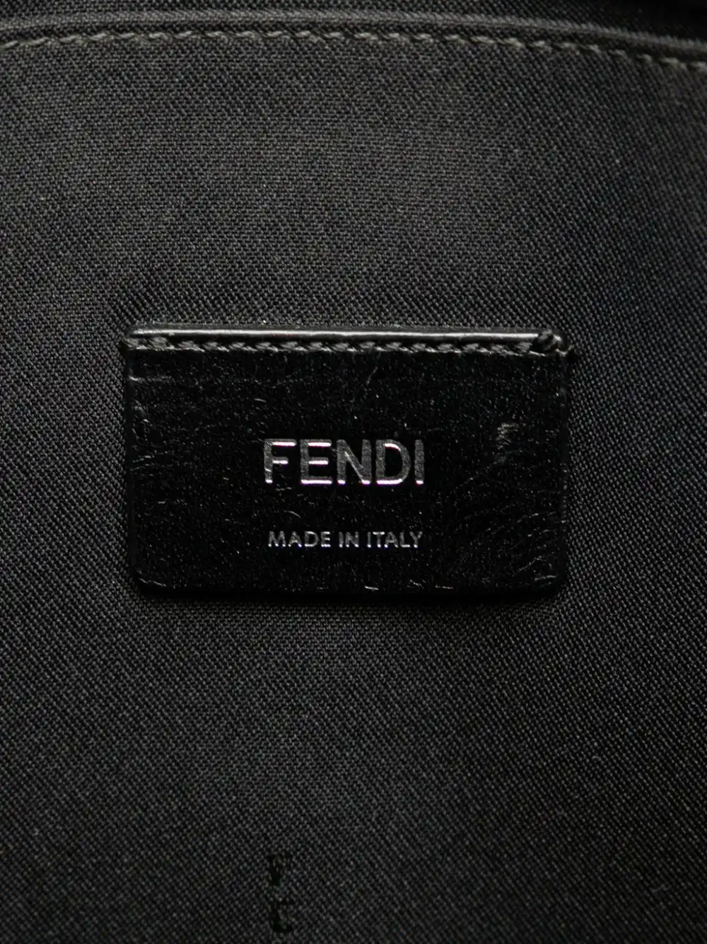 Affordable Fendi 2000-2010 Croc Print Nylon clutch bag