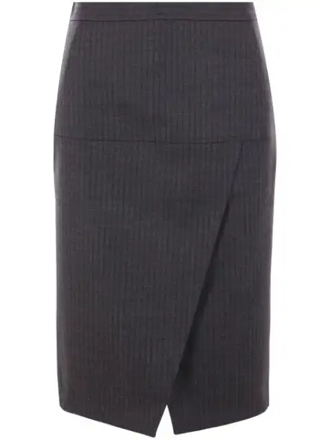 FENDI pinstriped midi skirt