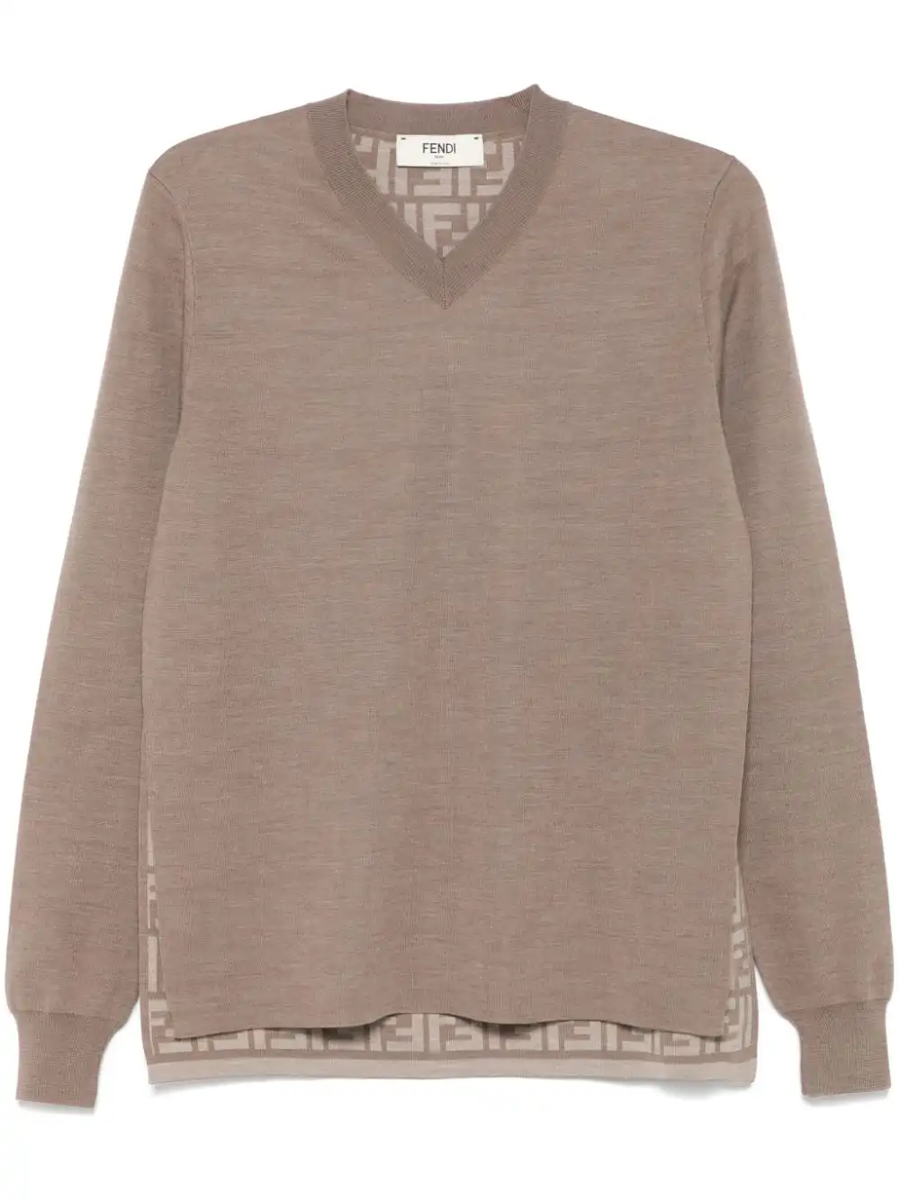 Affordable FENDI V-neck sweater