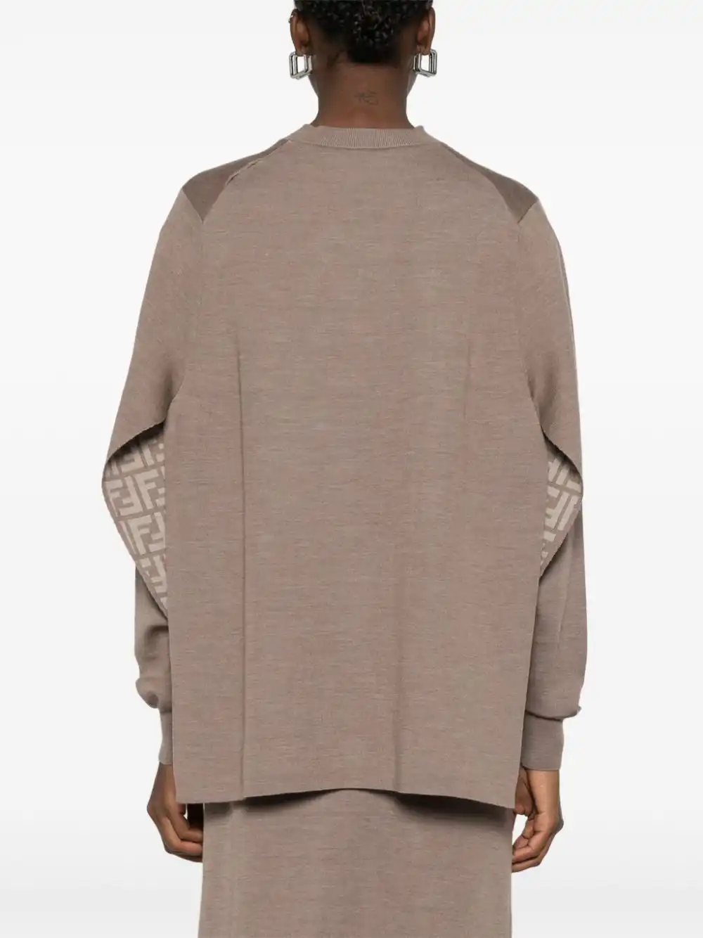 Affordable FENDI V-neck sweater