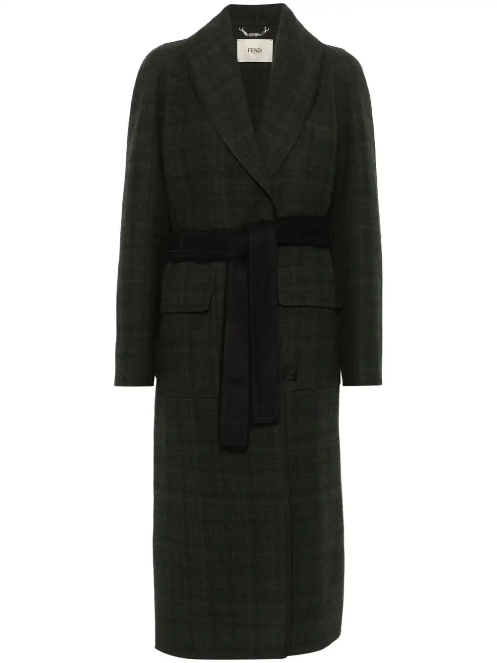 Affordable FENDI tweed coat