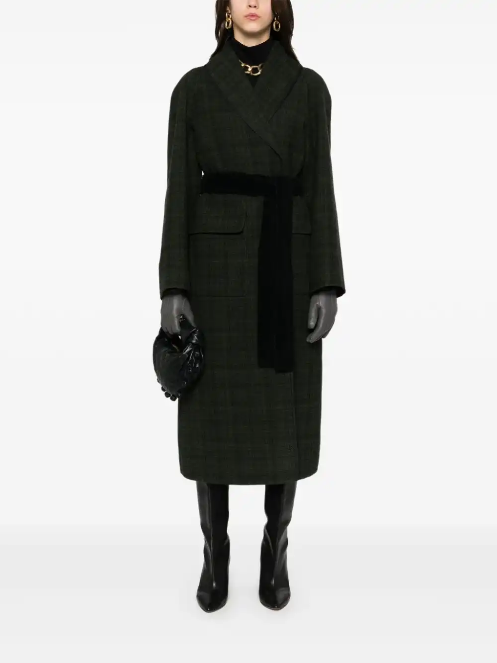 Affordable FENDI tweed coat