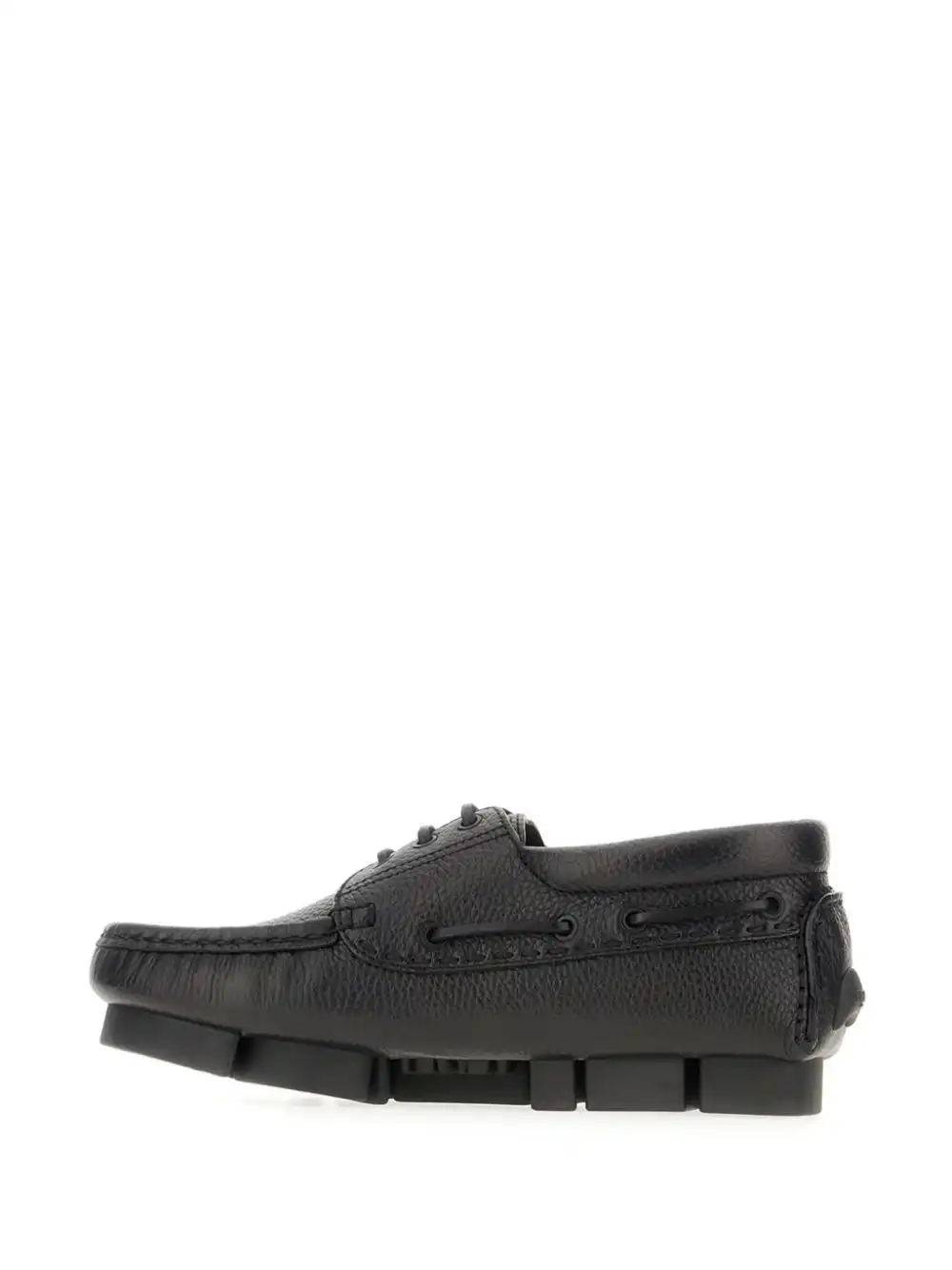 Cheap FENDI leather lace-up loafers