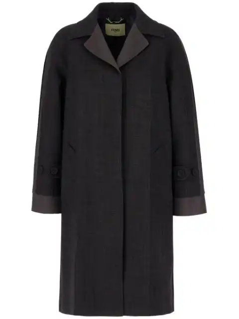 FENDI concealed fastening coat