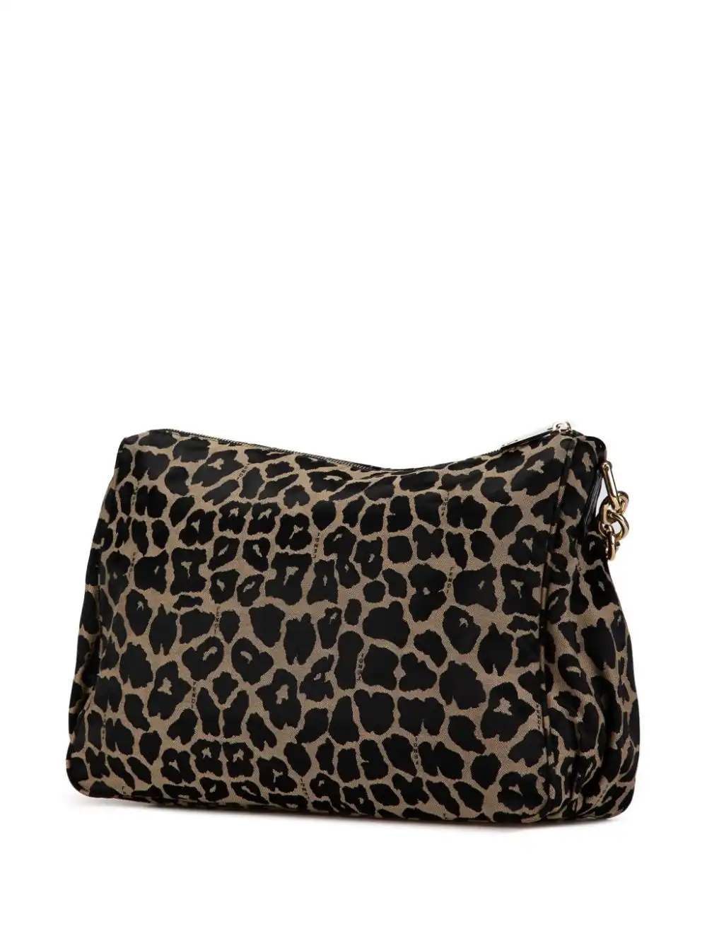 Affordable Fendi 2000-2010 Canvas Leopard Mia crossbody bag