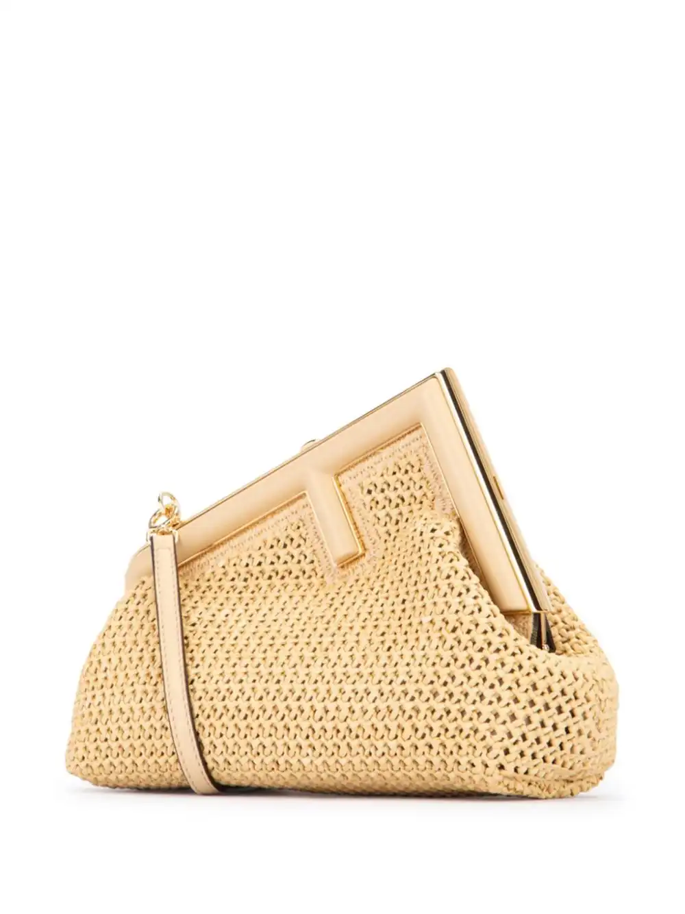 Affordable FENDI Fendi First Macrame clutch